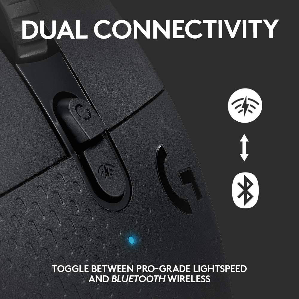 Logitech G604 LIGHTSPEED Wireless Gaming Mouse with 15 Programmable Controls, Up to 240-Hour Battery Life, Dual Wireless Connectivity Modes