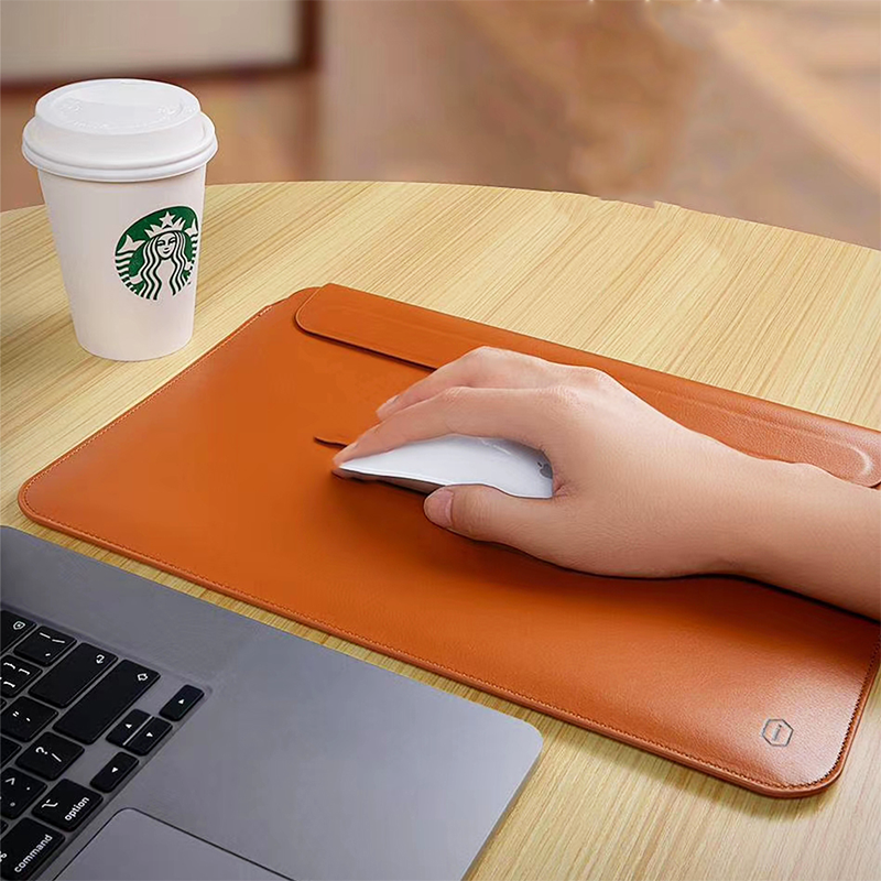 WIWU Skin Pro II PU Leather Sleeve For Macbook 13.3" - Brown