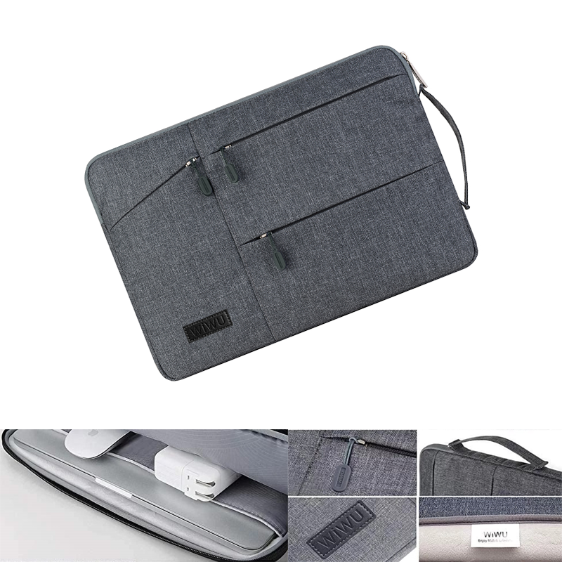 WIWU Pocket Sleeve For 13.3" Laptop/Ultrabook - Gray