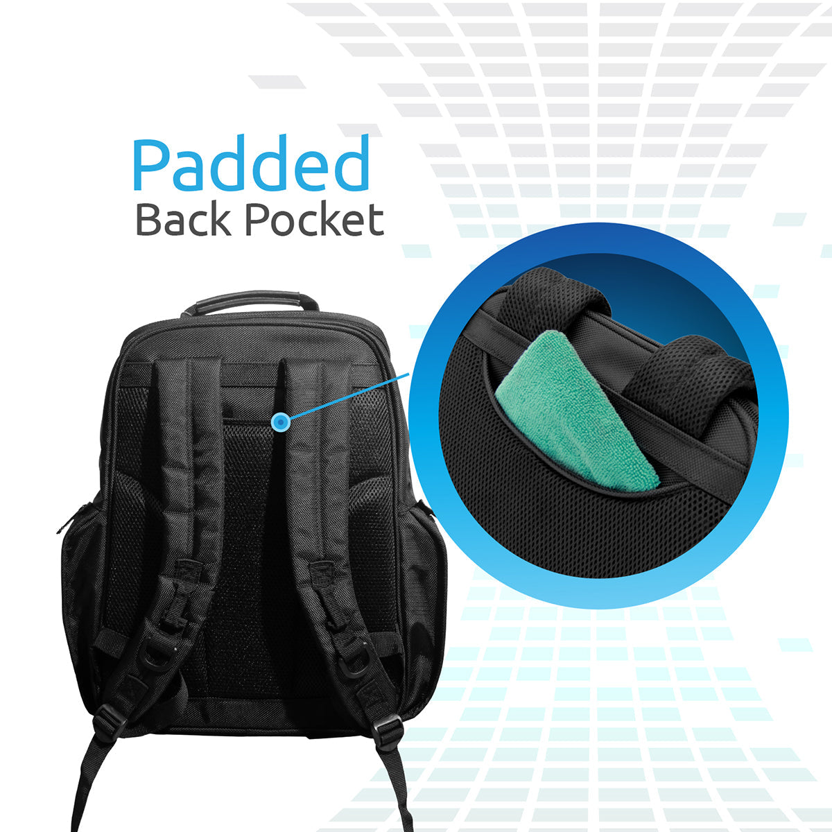 Promate - 15.6-Inch Backpack with Stylish Business Design for 15 Inch Laptop, Promate Voyage