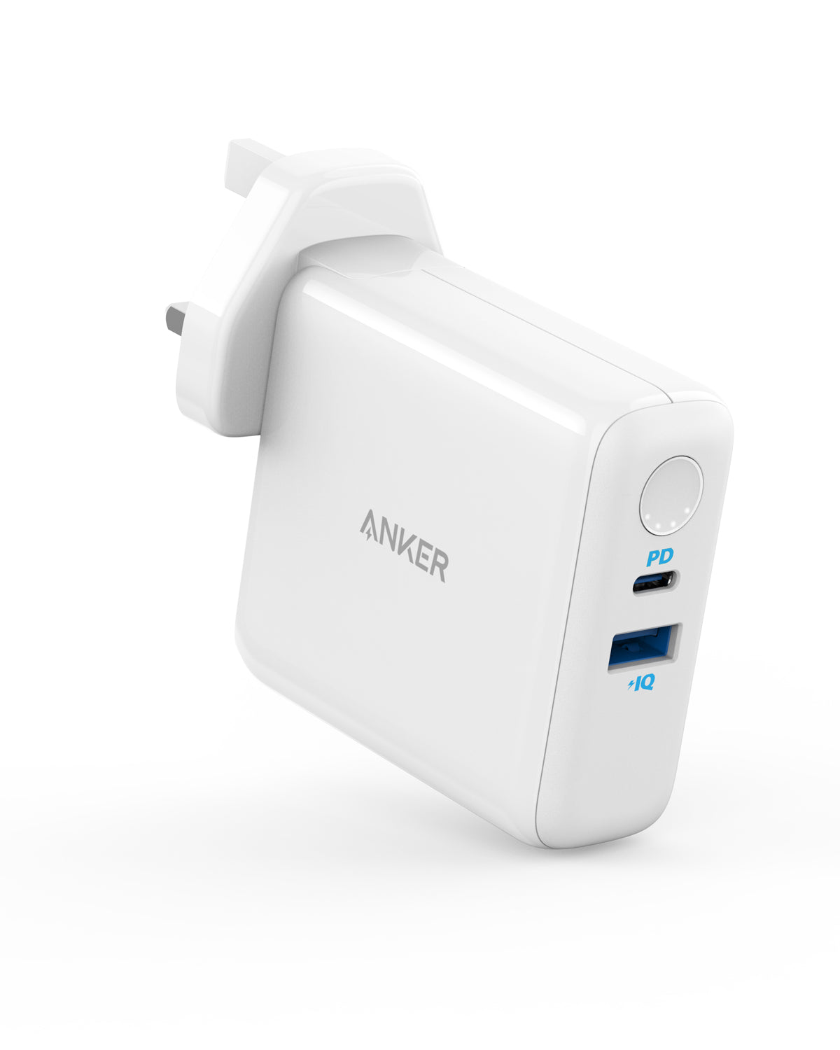 Anker Powercore III Fusion 5000 Powerbank+wall Charger White - A1624H22