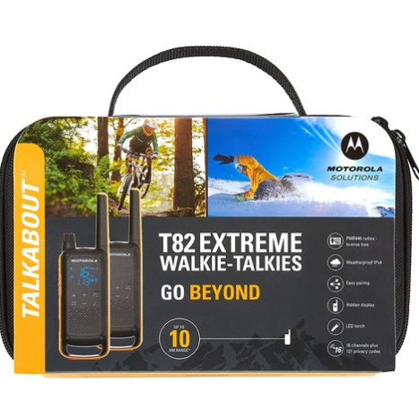 Motorola Talkabout Walkie Talkies T82 Extreme Twin Pack With Charger UK