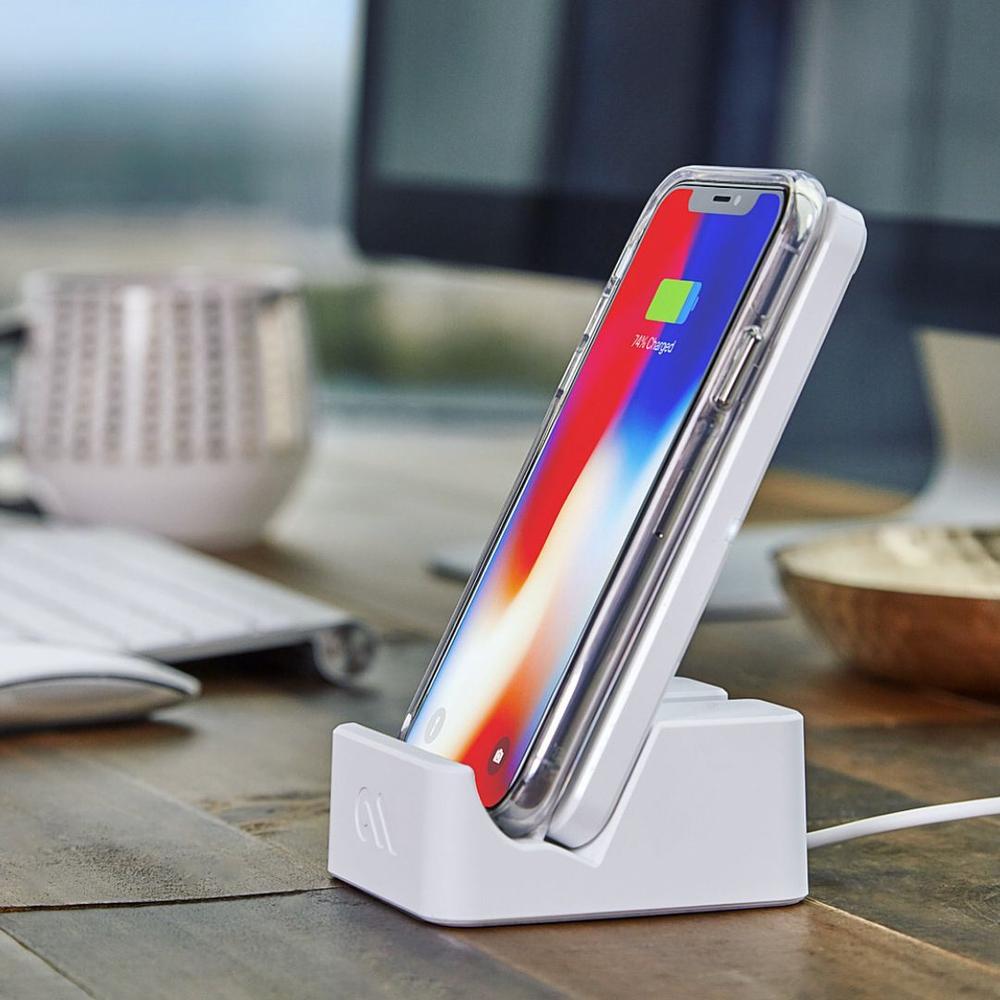 Case-Mate - Wireless Power Pad with Stand White