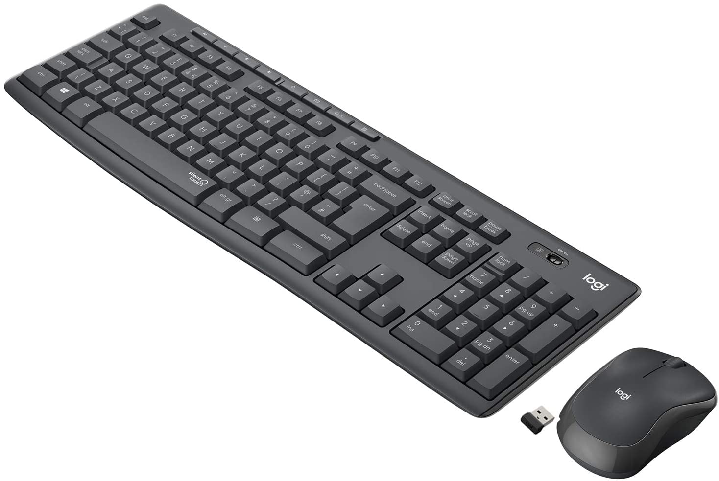 Logitech Mk295 Silent Wireless Combo Graphite ARA