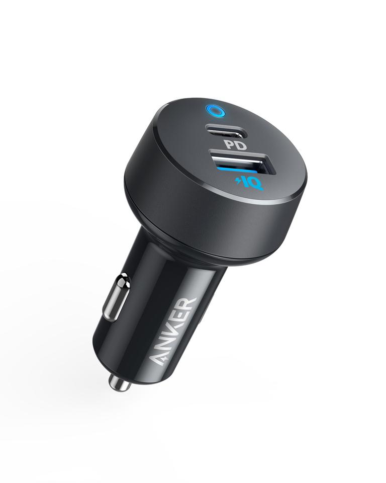Anker Powerdrive Classic PD 2 With C to Lightning Cable Black - B2726H11