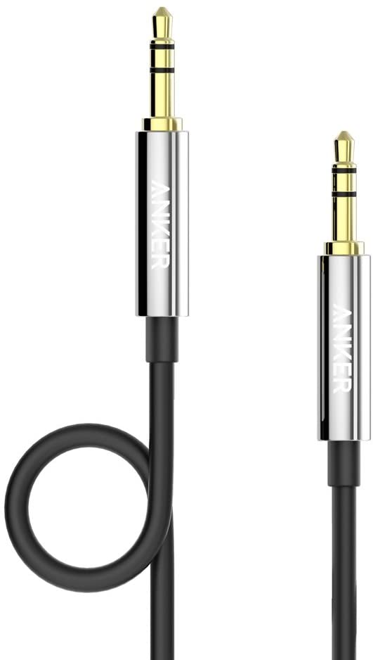 Anker 3.5 Male to Male Audio Cable Black - A7123H12