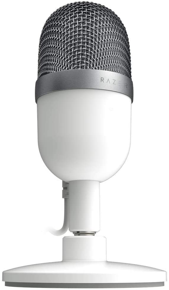 Razer Seiren Mini: Ultra-Precise Supercardioid Pickup Pattern - Professional Recording Quality - Mercury White