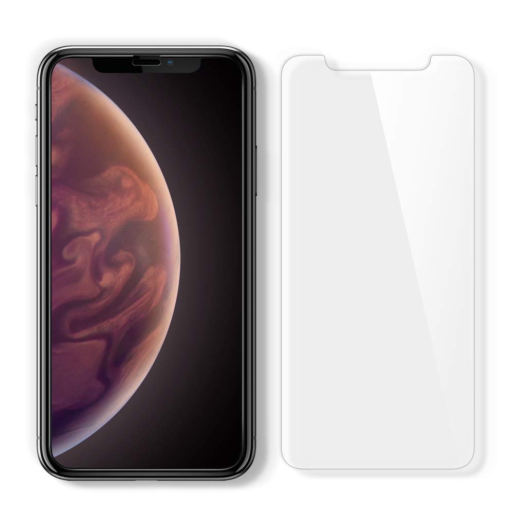 Spigen iPhone XS Max GLAStR Slim HD Premium Tempered Glass Screen Protector - Case Friendly