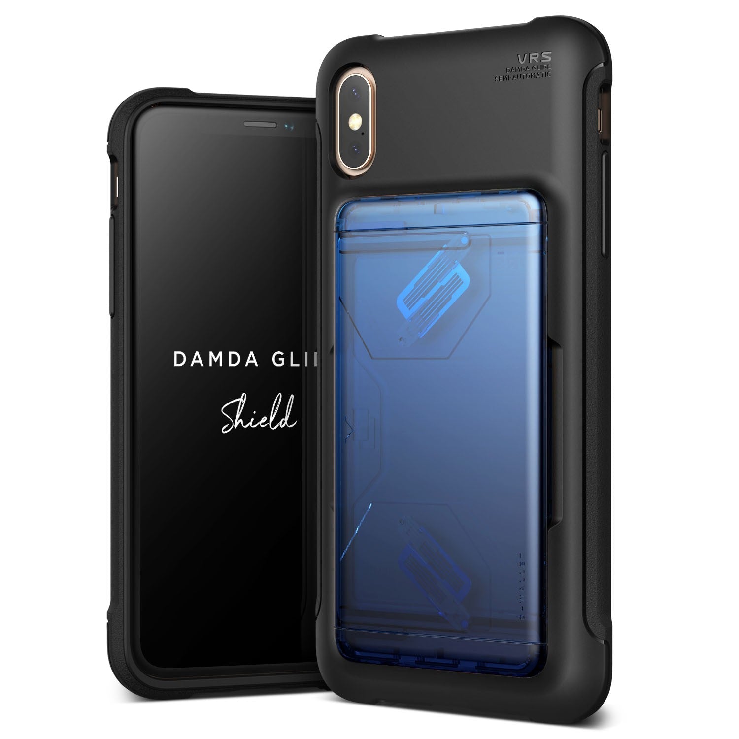 VRS Design iPhone XS Max Damda Glide Shield Semi Automatic Card Wallet cover / case