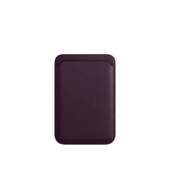 Apple Leather Wallet Mm0T3ZeA Dark Cherry With Magsafe