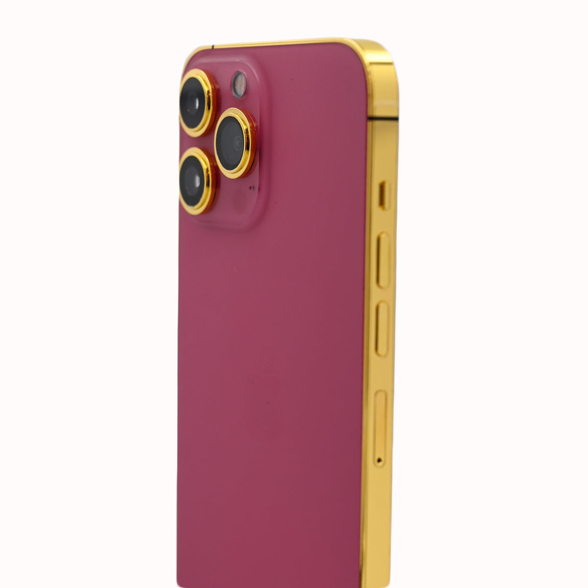 Caviar Luxury 24k Gold Frame Customized iPhone 13 Pro Max 1 TB - Pink