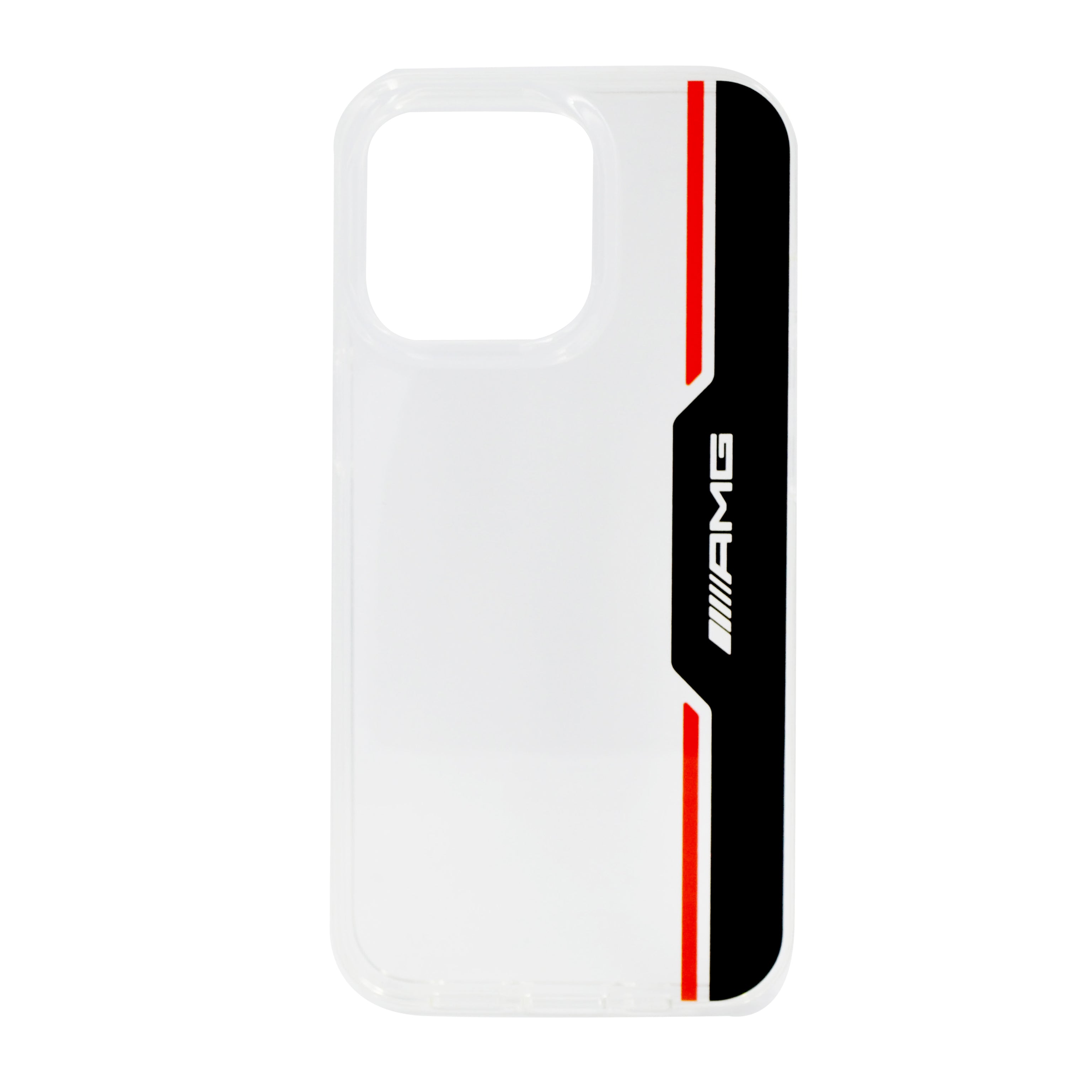 AMG Hard Case Electroplated Area and Line iPhone 13 Pro Black/Red