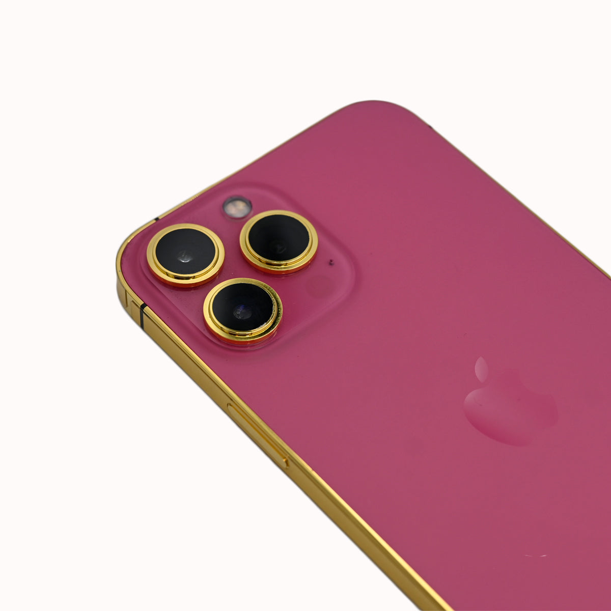 Caviar Luxury 24k Gold Frame Customized iPhone 13 Pro Max 1 TB - Pink