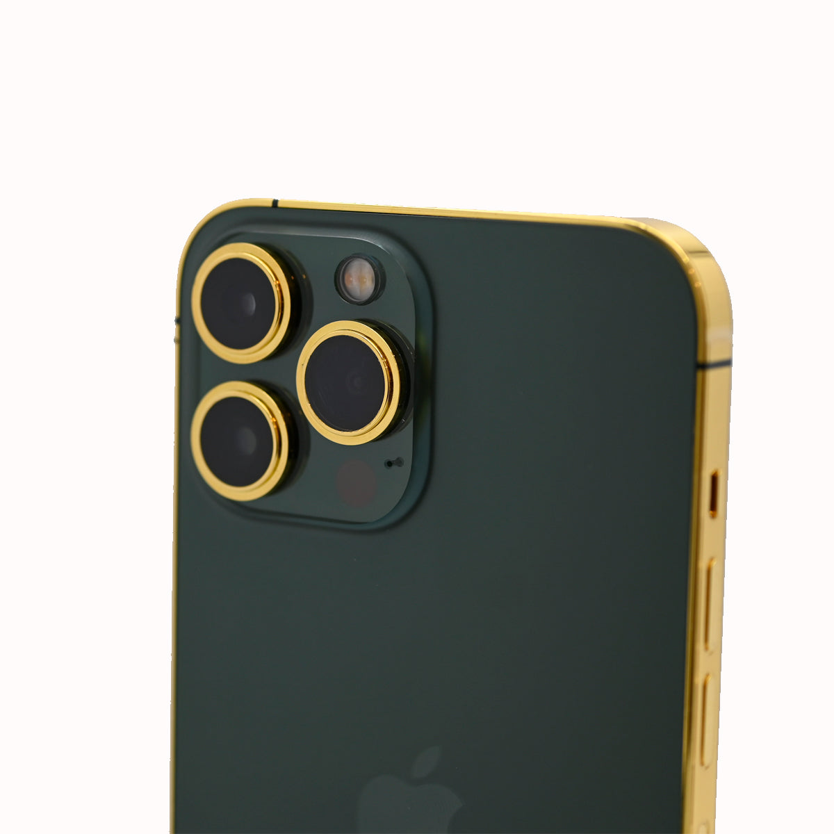 Caviar Luxury 24k Gold Frame Customized iPhone 13 Pro Max 1 TB Royal Green