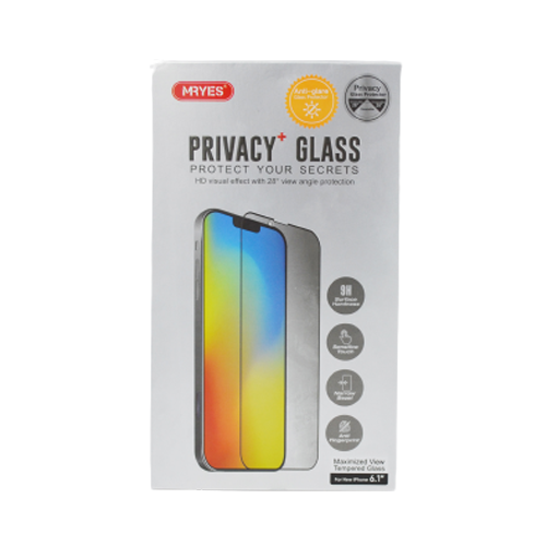 Mryes Tempered Glass Screen Protector iPhone 13 Pro Matte Privacy