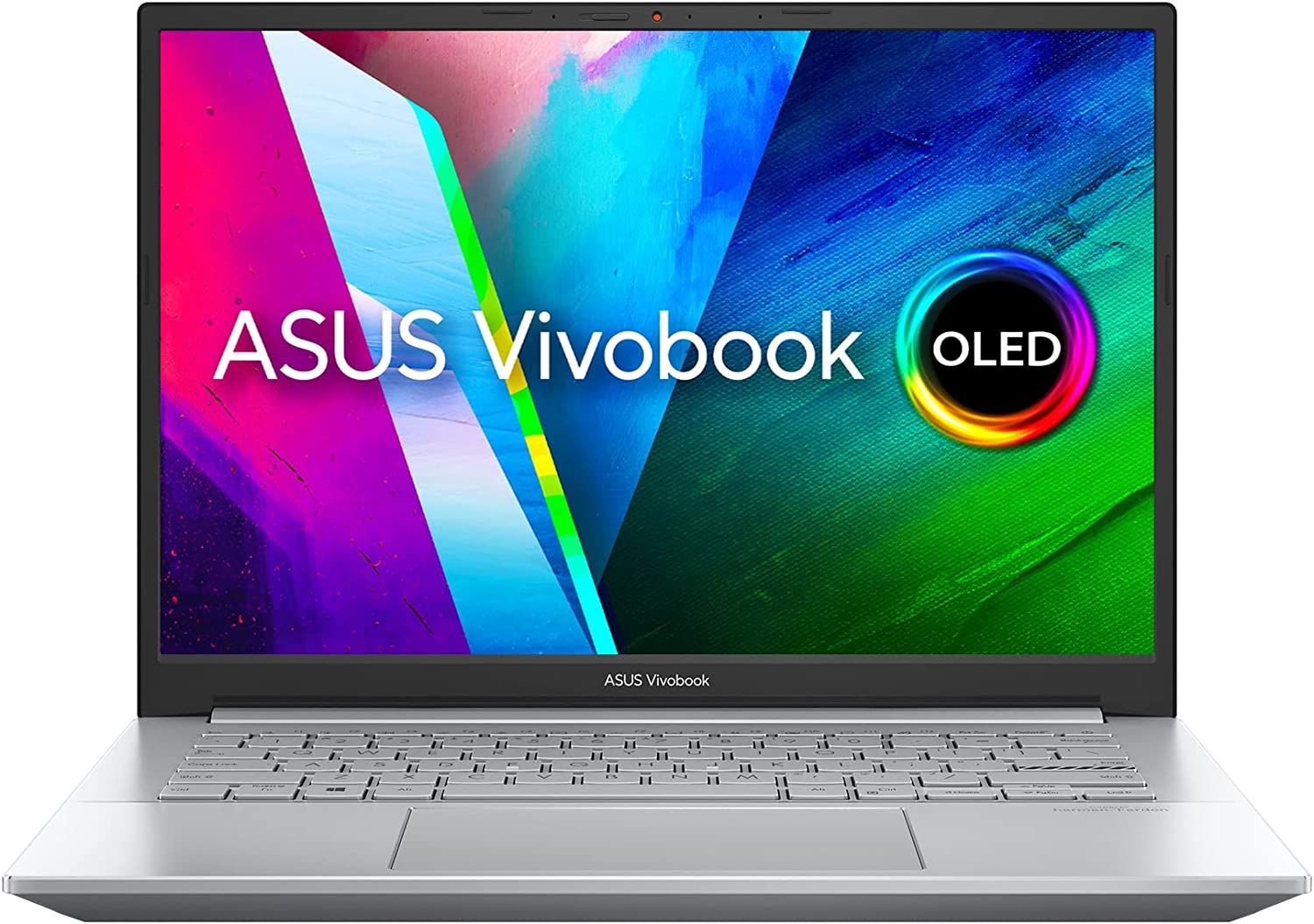 ASUS VIVOBOOK K3400PH Laptop - 14" WQXGA+ OLED 90Hz, Intel Core i7-11370H, 8GB RAM, 512GB SSD, Nvidia GeForce GTX 1650 4GB, Windows 10H - Cool Silver