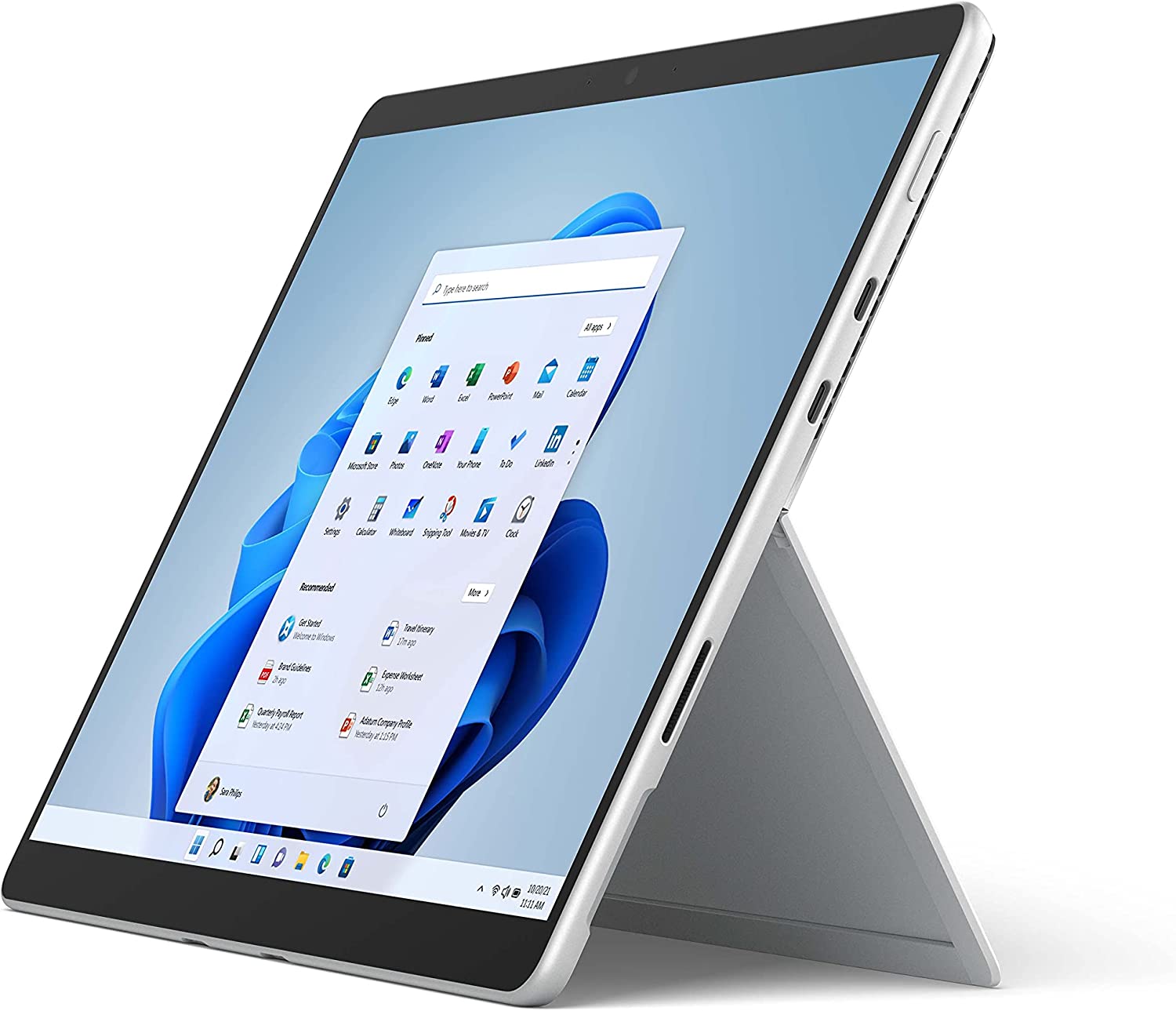 Microsoft Surface Pro 8 with 13" PixelSense Display Intel i5-1135G7 processor Intel Iris XE Graphics, 8 GB RAM/256GB SSD - Platinum [8PQ-00007]