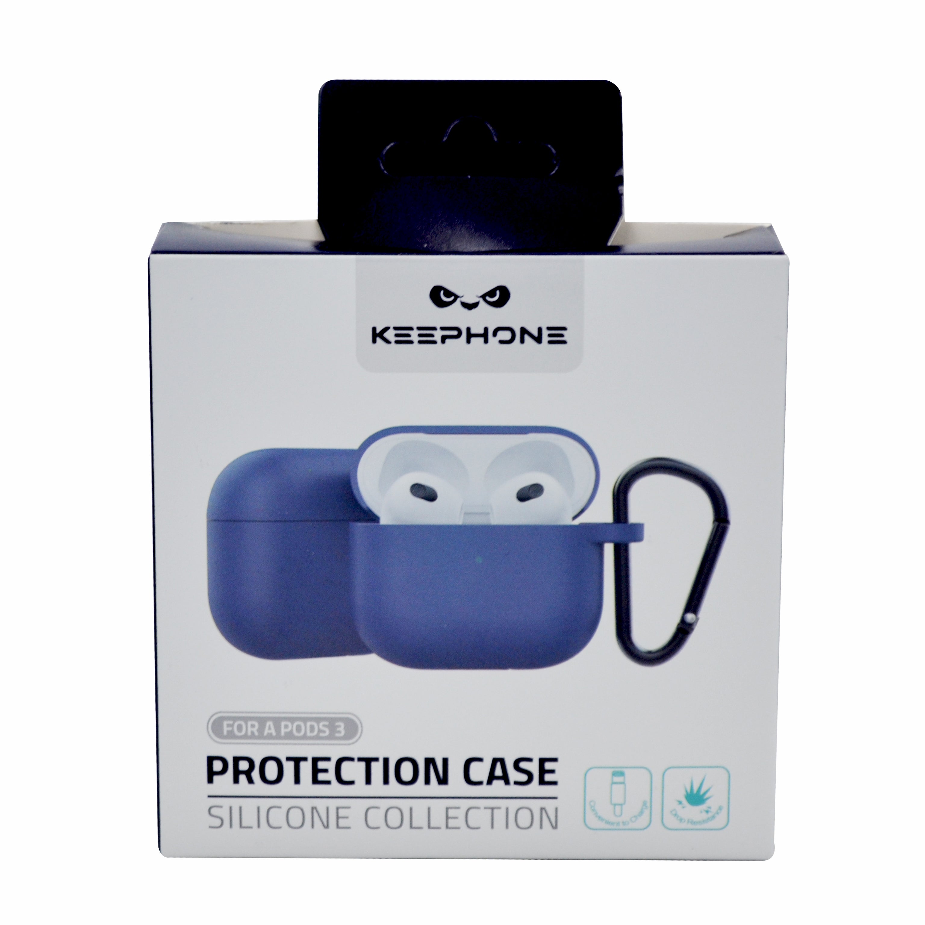 Keephone AirPods 3 Silicone Case Blue