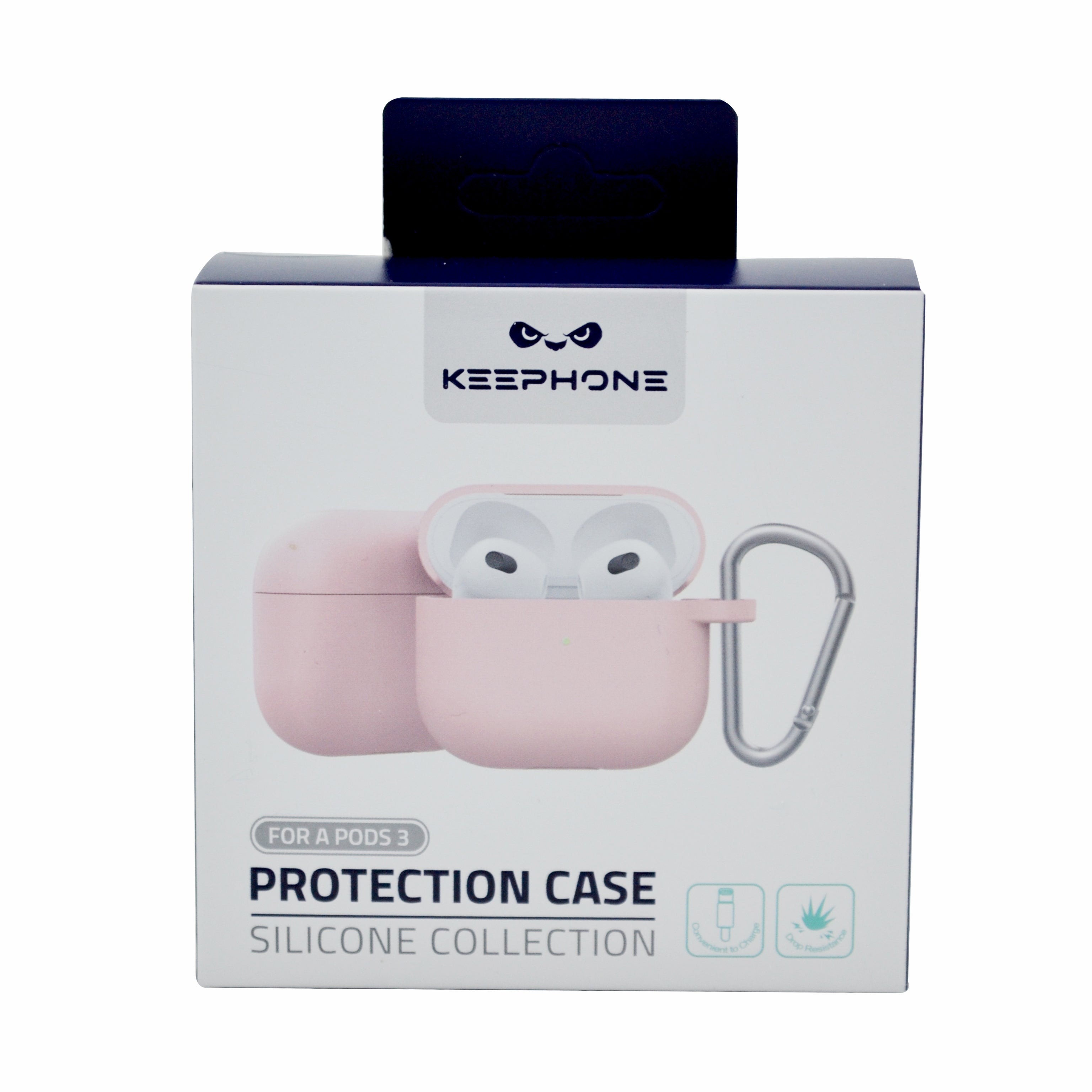 Keephone AirPods 3 Silicone Case Pink