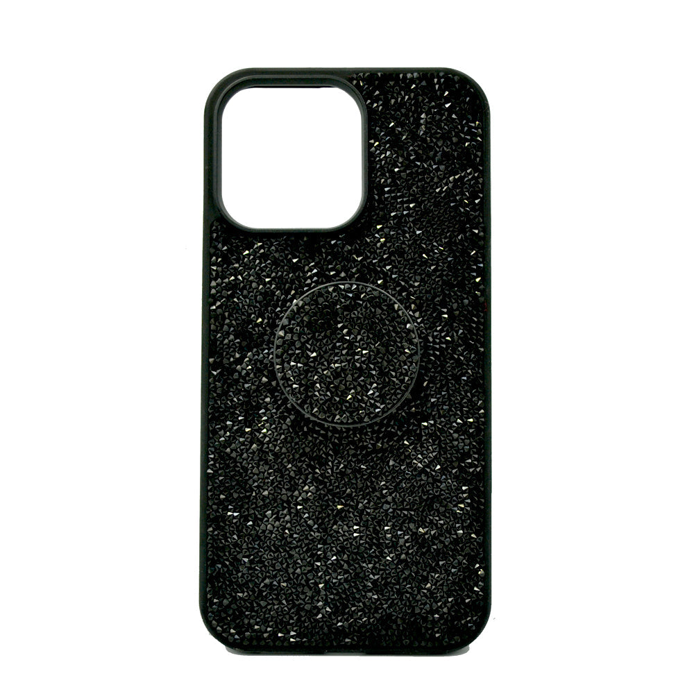 iSafe Bling Pop Up Hard Cover iPhone 14 Pro Max Black