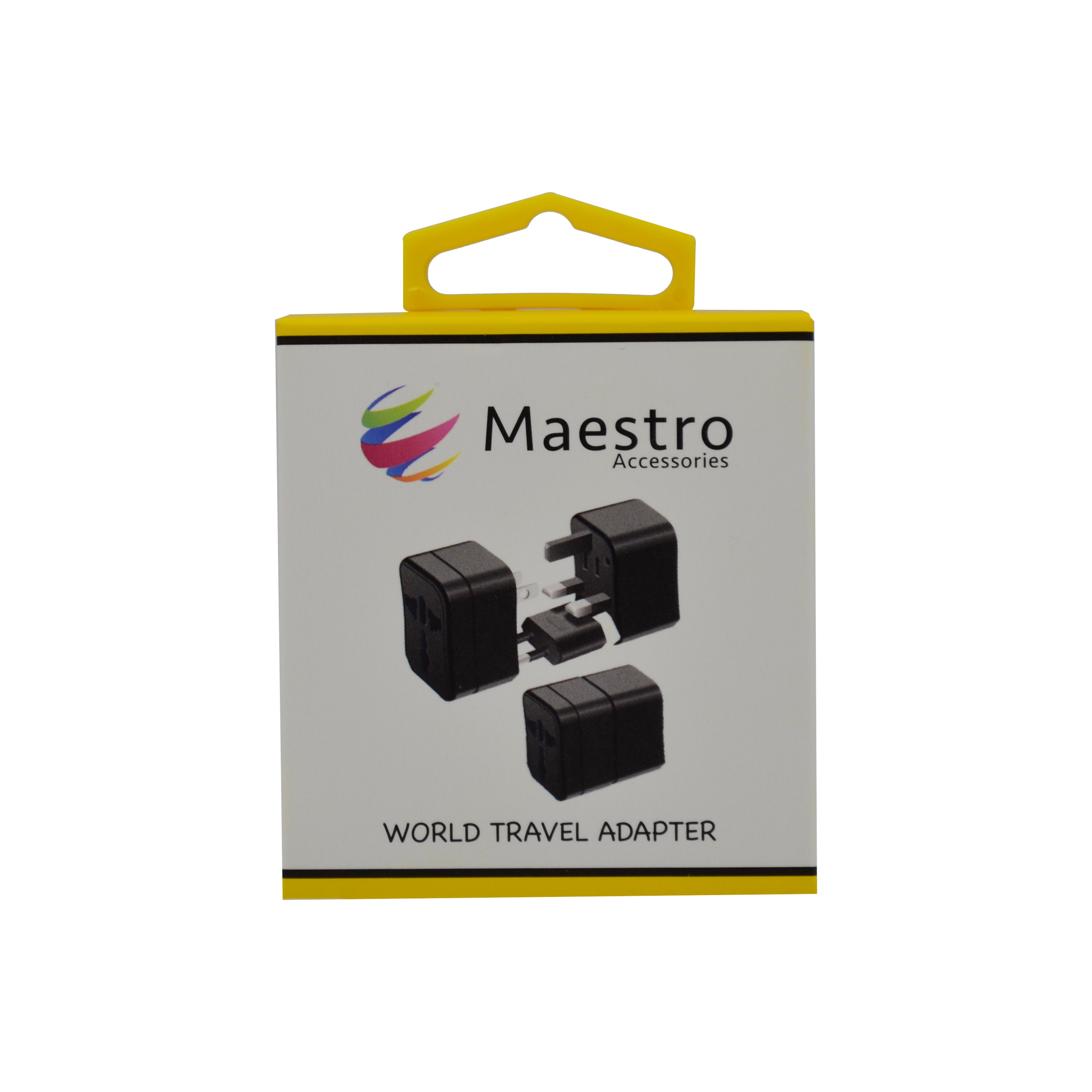 Maestro World Travel Adapter Balck