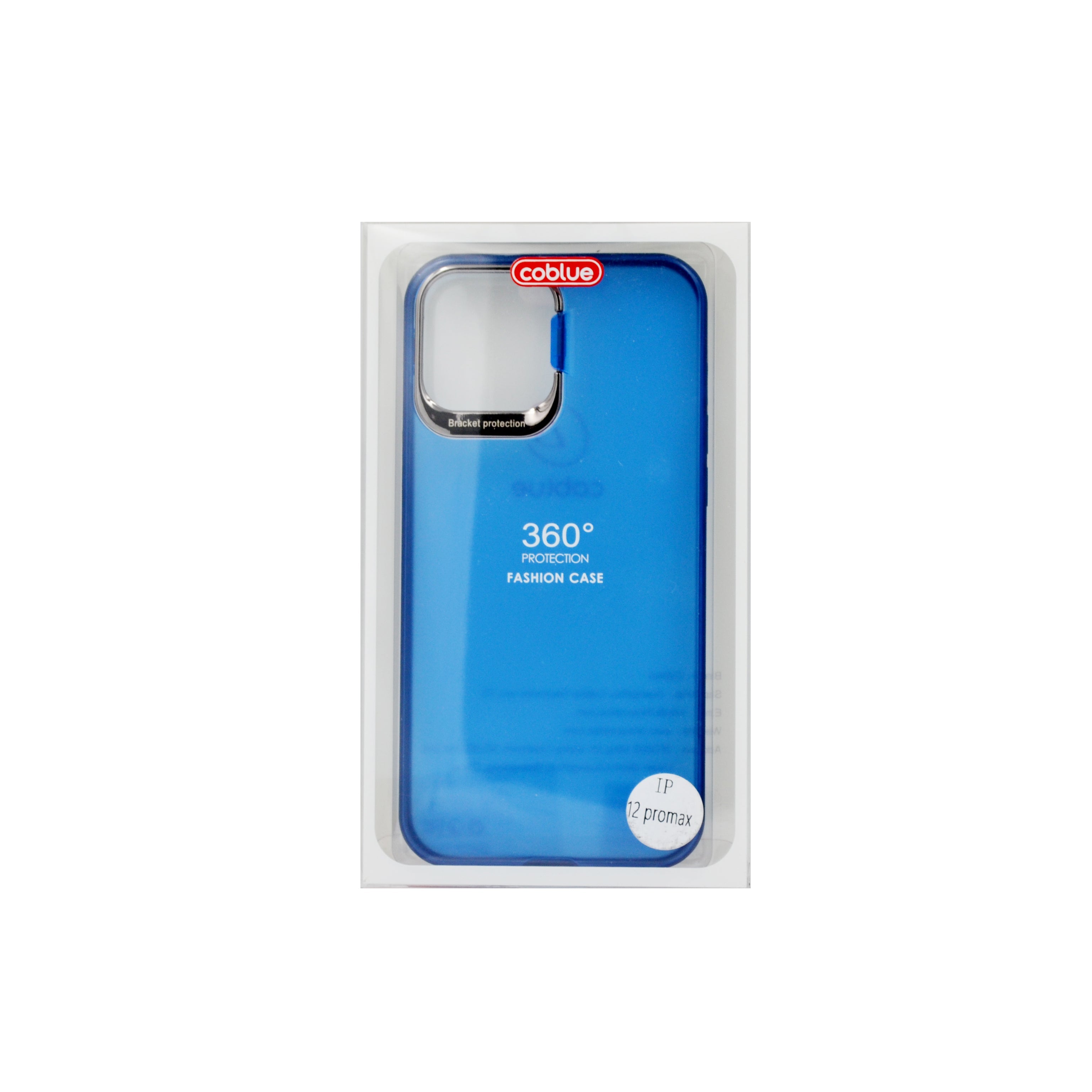 Coblue Back Case With Camera Stand CbK26 For iPhone 12 Pro Max Blue