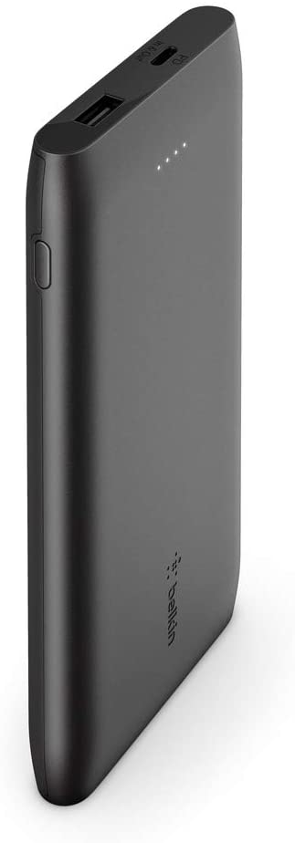 Belkin BOOSTCHARGE USB-C Powerbank 10K - Powerful 18W PD Tablet & Smartphone Charger w/ cable included, for iPad Pro 11/12.9" iPhone 11/11 Pro/11 ProMax/X/XS Max/8/8 SE Google, Samsung, Huawei - Black