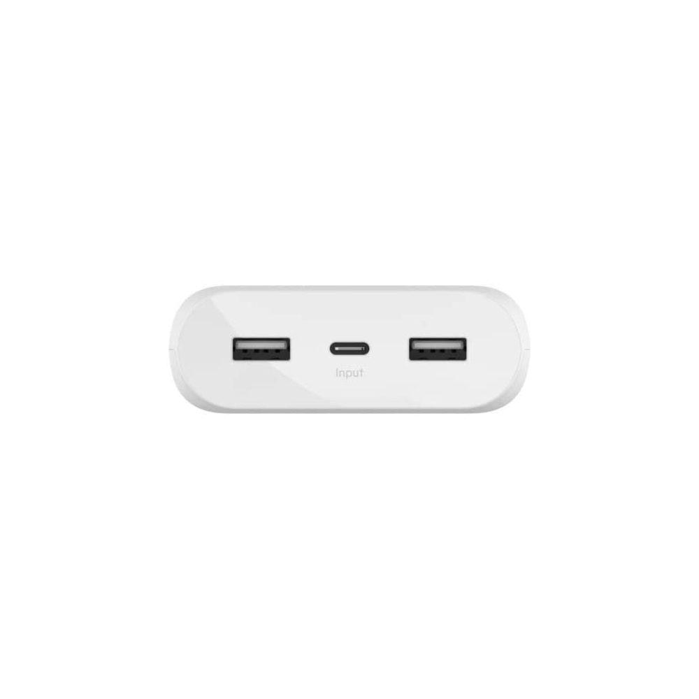 Belkin BOOSTCHARGE USB-C Powerbank 20K - Powerful 15W Tablet and Smartphone Charger w/ cable included, for iPad Pro 11/12.9" iPhone 11/11 Pro/11 ProMax/X/XS Max/8/8 SE, Google, Samsung, Huawei - White