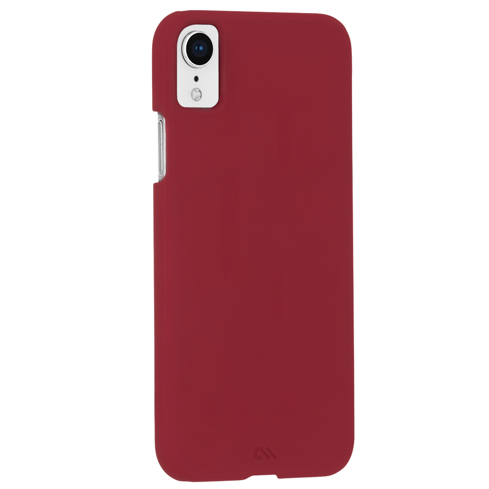 Case-Mate - Barely There Leather For iPhone XR Cardinal