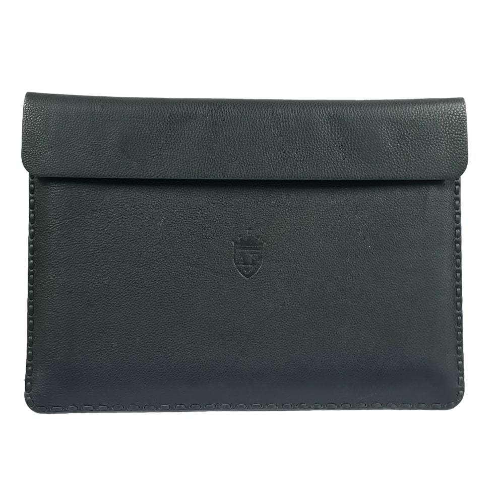 Black Suede Finish 13 Inch Laptop Case with Gift Box