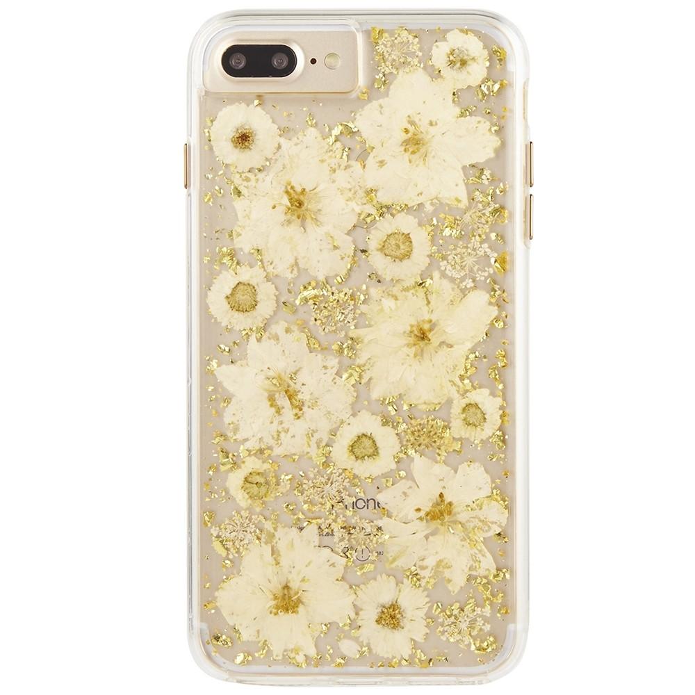 Case-Mate - Karat Petals Case for iPhone 8/7/6S/6 Plus Antique White