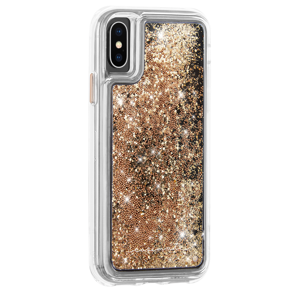 Case-Mate - Waterfall Case for iPhone XS/X Gold