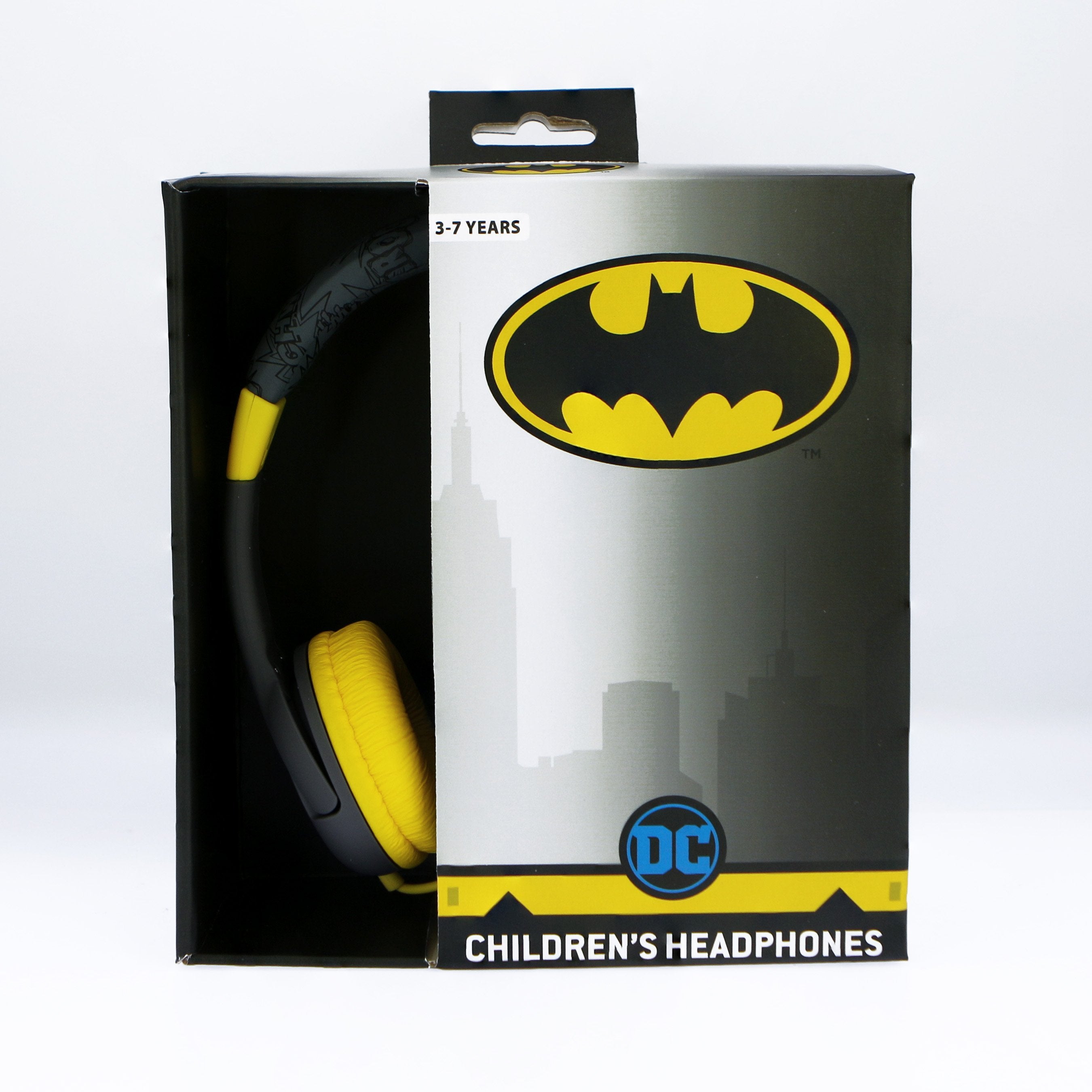 OTL Batman OnEar Wired Headphone - Safe Volume Limiting @85dB, Foldable & Adjustable, Superb Sound Quality,  Works w/ Smartphones, Tablets, Ninetendo Switch, Laptops & devices w/ 3.5mm port - Signal