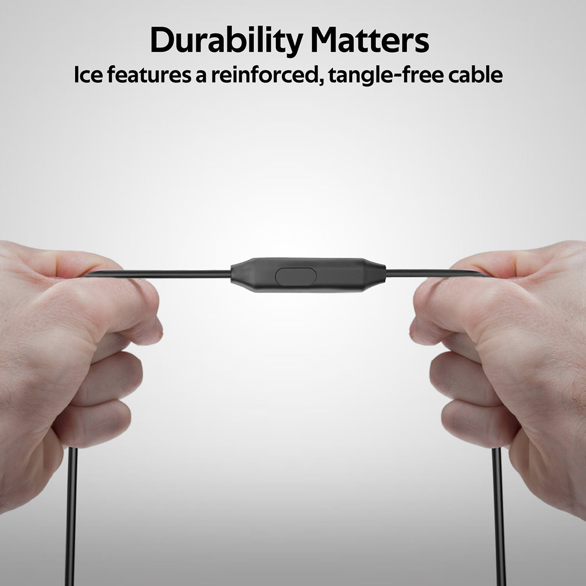 Promate - In-Ear Headphones, Premium Audio Enhanced Wired Earphones with Dynamic HD Driver, Hi-Res Built-In Mic, Comfortable Earbuds and 1.2m Tangle-free Cord for Smartphones, Tablets, Pc, MP3 Player, ICE Black