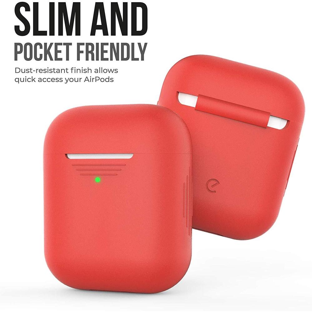 KeyBudz - PodSkinz 2G - AirPods 1 & 2 Case - Red