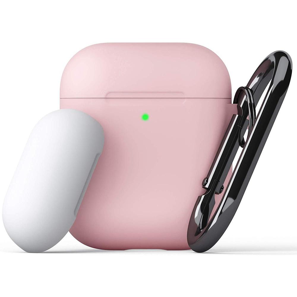 KeyBudz - PodSkinz Switch 2G - AirPods 1 & 2 Case - Blush Pink