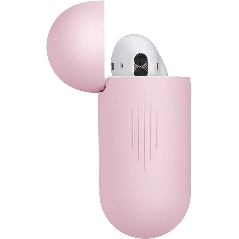 KeyBudz - PodSkinz Switch 2G - AirPods 1 & 2 Case - Blush Pink