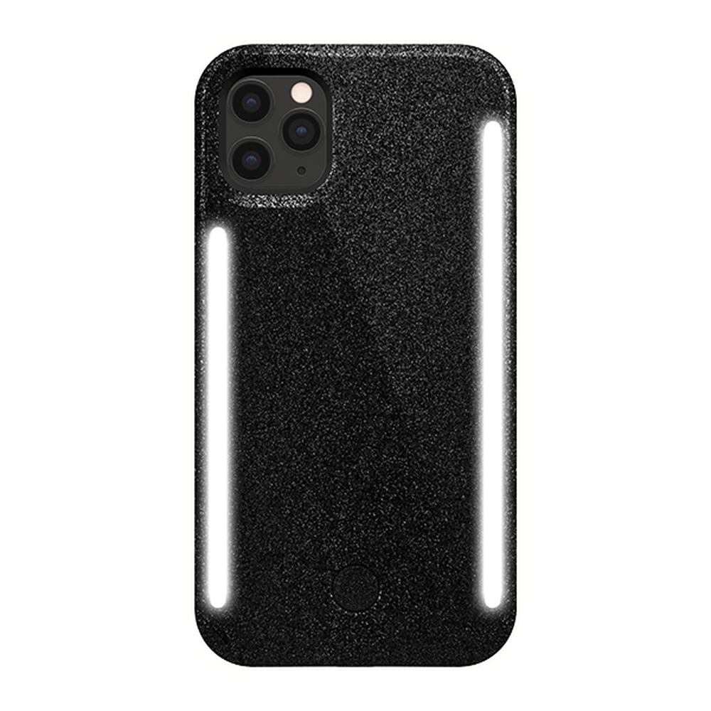 Lumee - Duo Case for iPhone 11 Pro Max - Black Glitter