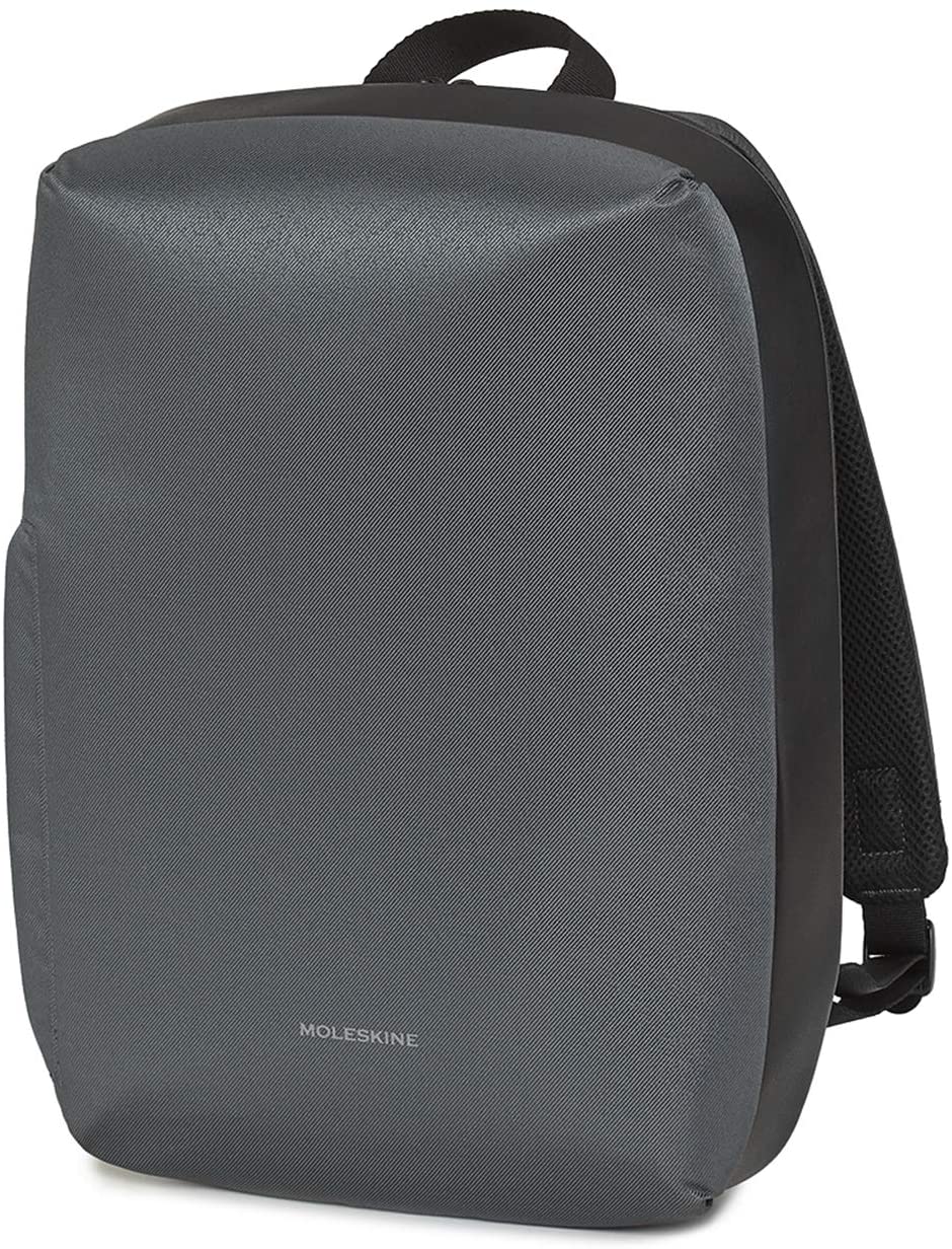 Moleskine Backpack PC Bag 15" Inches and Tablet, Backpack with Waterproof Material Water Resistant, Grey, 35 x 27 x 9.5 cm