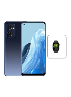 OPPO Reno 7 5G Dual SIM Starry Black 8GB RAM 256GB With Watch - Middle East Version