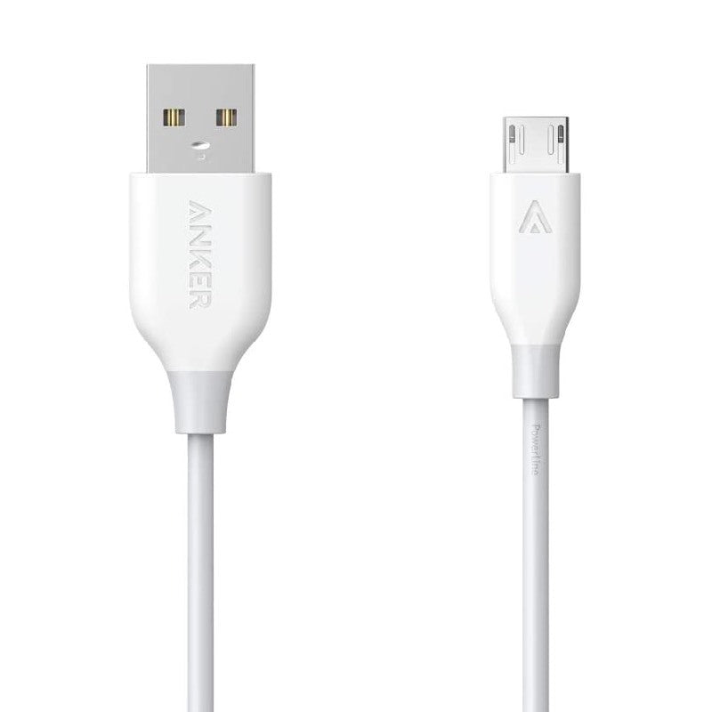 Anker Powerline Micro USB 6ft White - A8133H21