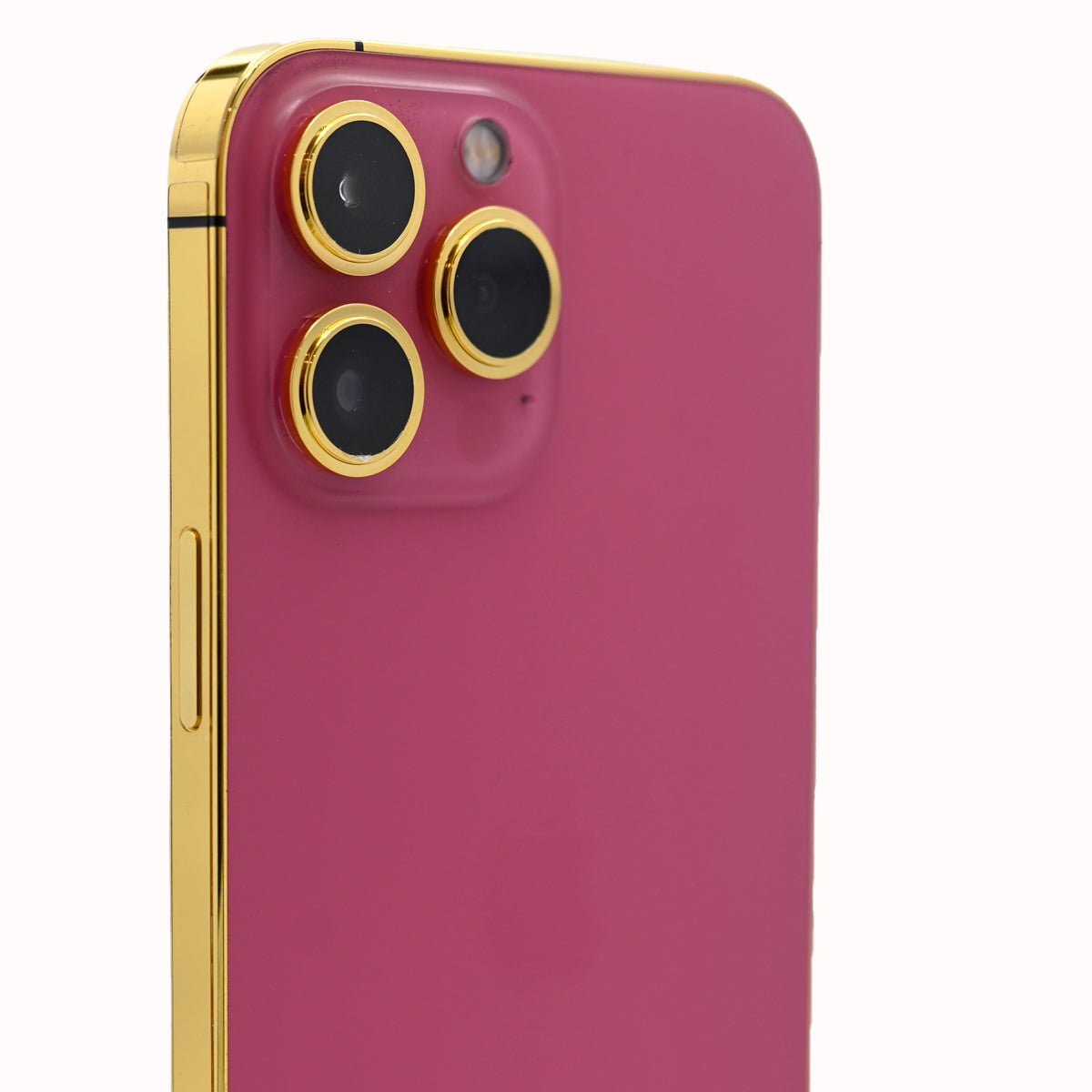 Caviar Luxury 24k Gold Frame Customized iPhone 13 Pro Max 1 TB - Pink