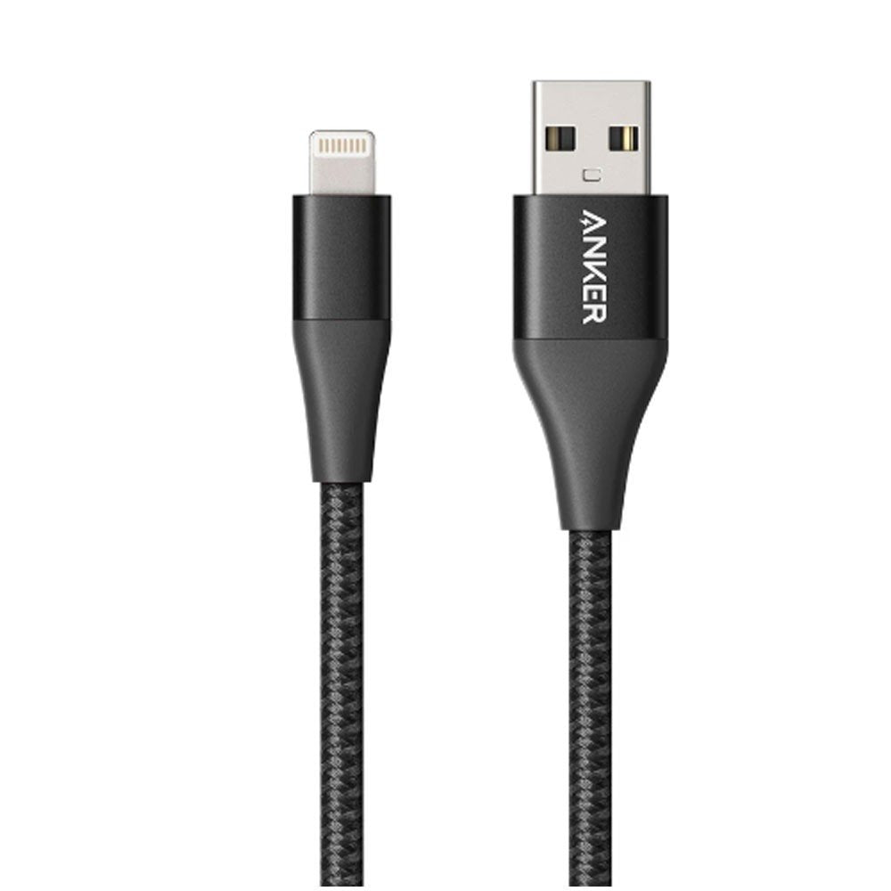 Anker Powerline+ II With Lightning Connector 3ft Black - A8452H13