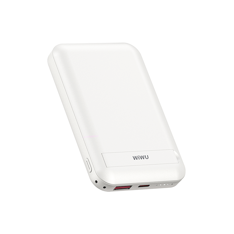 WIWU Snap Cube Magnetic Wireless Charging 10000 mAh Power Bank - White