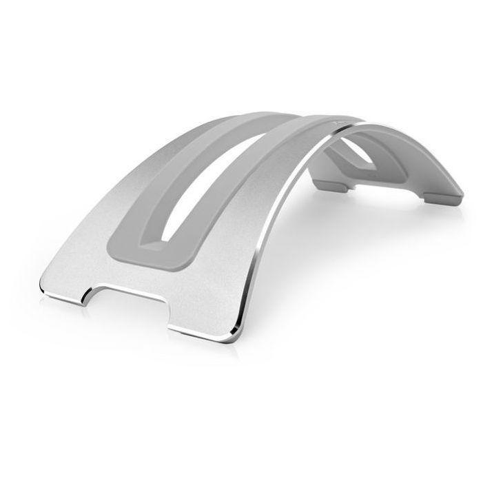 Twelve South BOOKARC Vertical Macbook Stand - Ergonomic Vertical Stand, Desktop Space Saver, Premium Aluminum Cradle/Holder for Apple Macbook Air 13" & MacBook Pro 13/15/16" - Silver