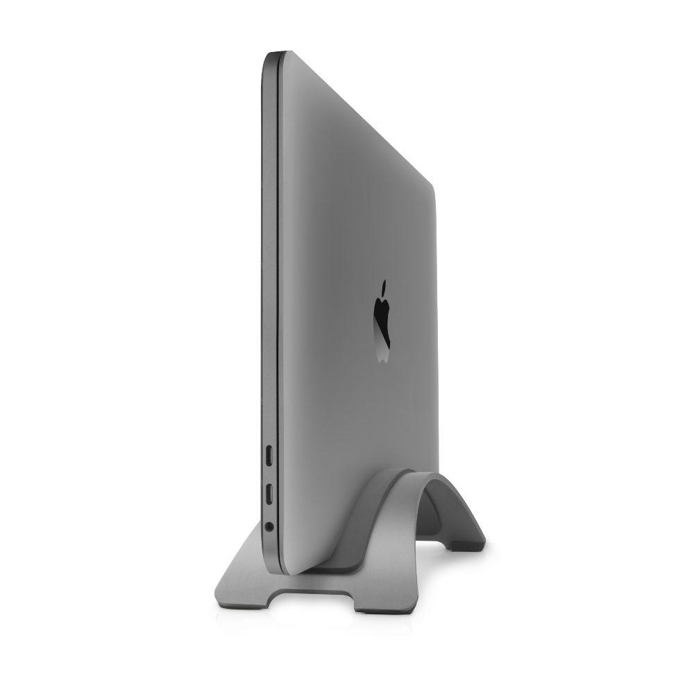 Twelve South BOOKARC Vertical Macbook Stand - Ergonomic Vertical Stand, Desktop Space Saver, Premium Aluminum Cradle/Holder for Apple Macbook Air 13" & MacBook Pro 13/15/16" - Space Grey