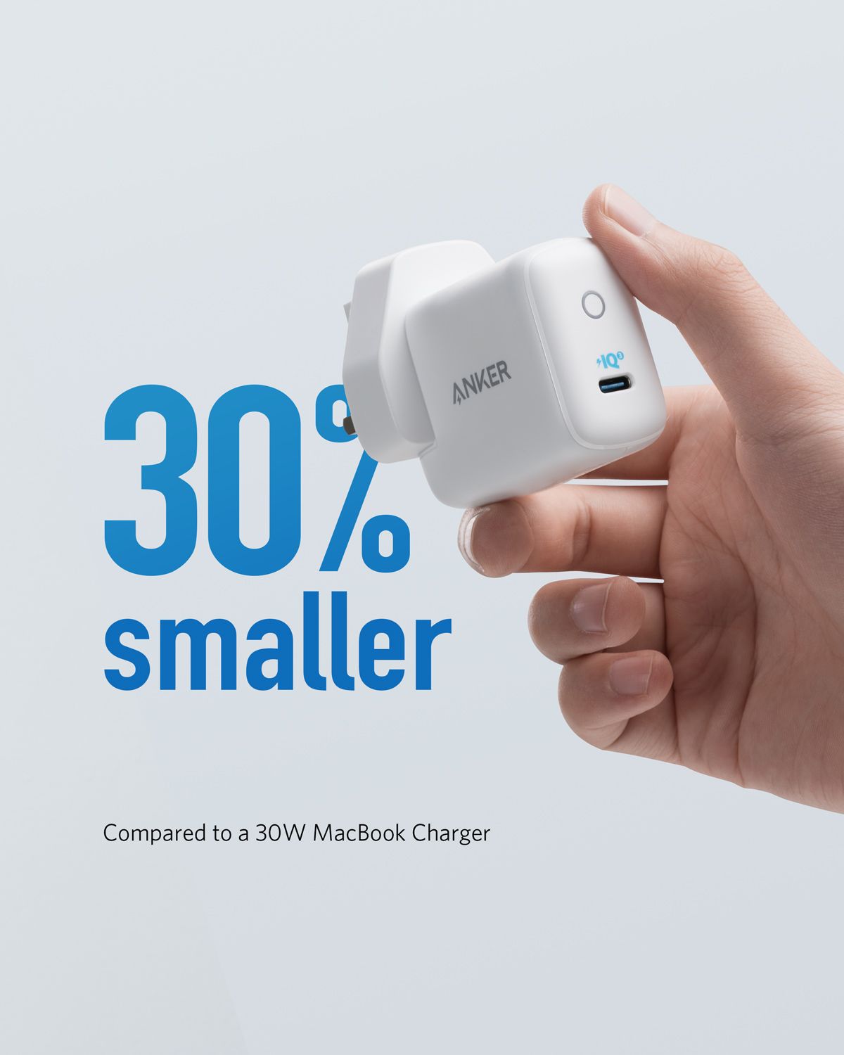 Anker Powerport III Mini PIQ3.0 30W Nano Size White - A2615K21