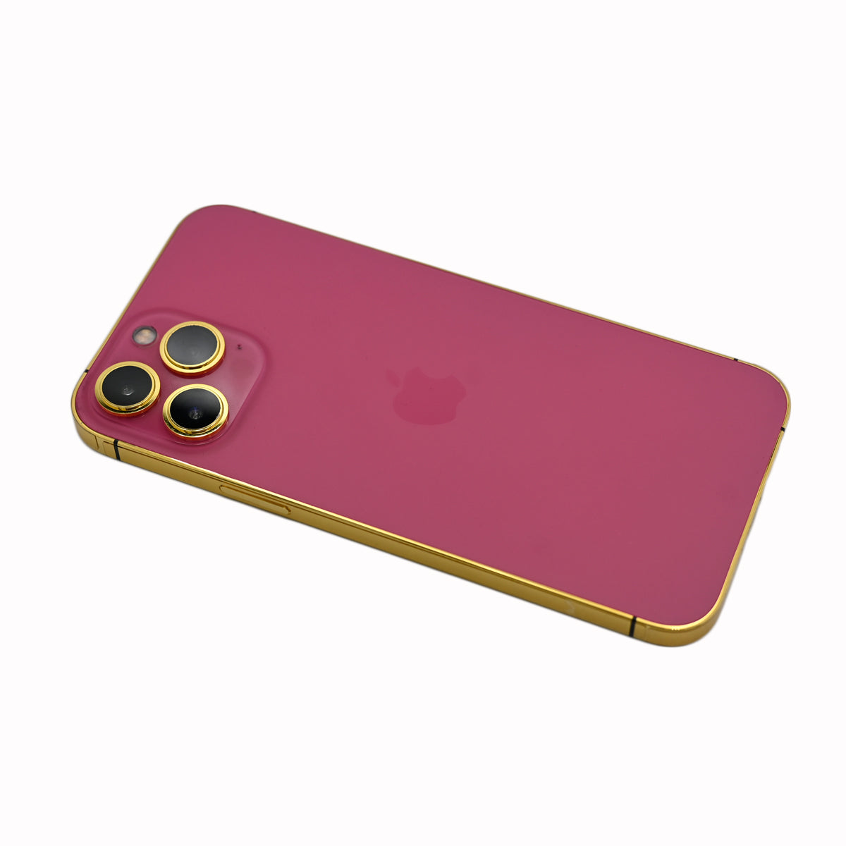 Caviar Luxury 24k Gold Frame Customized iPhone 13 Pro Max 256 GB, Pink