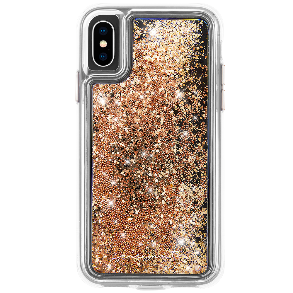 Case-Mate - Waterfall Case for iPhone XS/X Gold