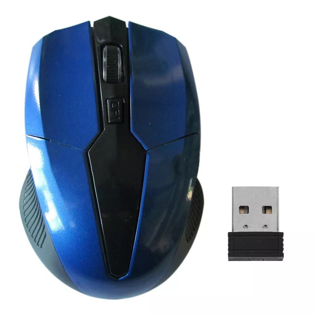 USB Wireless Mouse - Blue